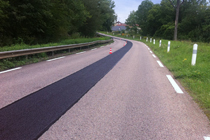 ECF — application d'enduit coulé à froid sur voirie dégradée