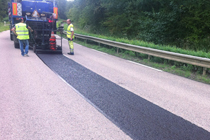 ECF — chantier de traitement de chaussée par SBTP