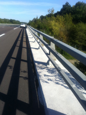 Étanchéité résine — sablage de surface avant application