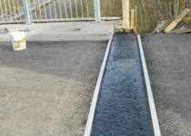 Joint de chaussée — finition du joint routier